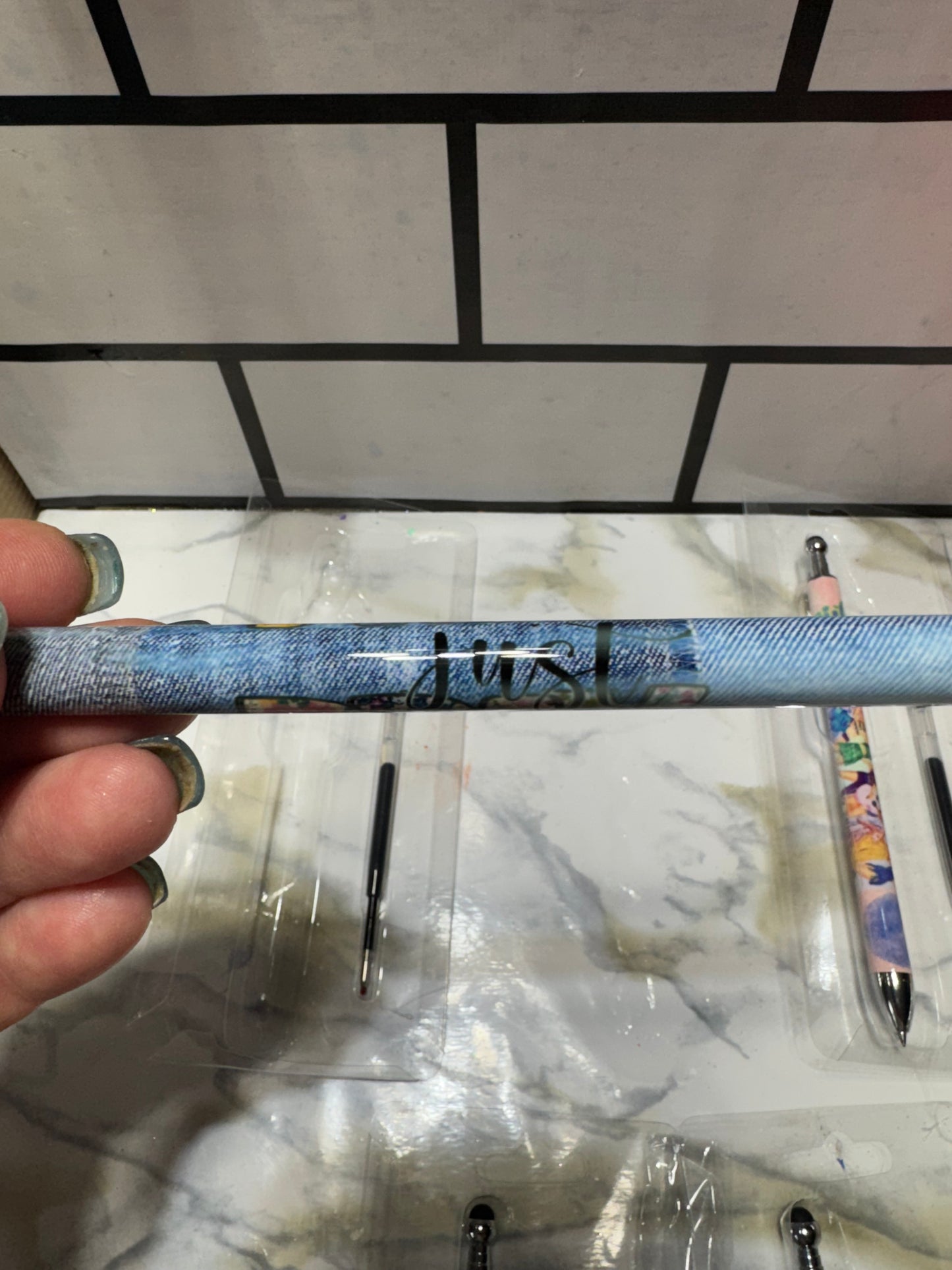 Metal Personalized Pen W/extra ink
