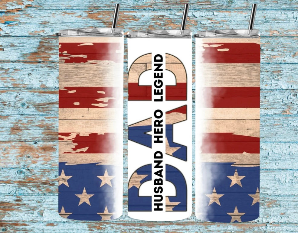 20oz Skinny Tumbler Lid & Straw in box Any Design