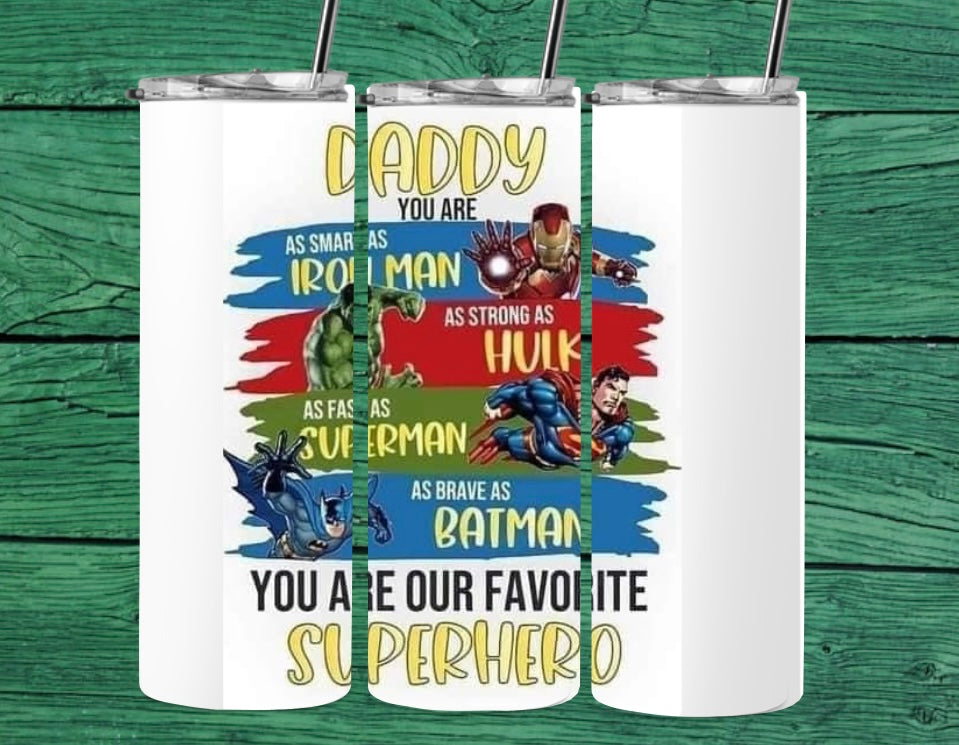 20oz Skinny Tumbler Lid & Straw in box Any Design