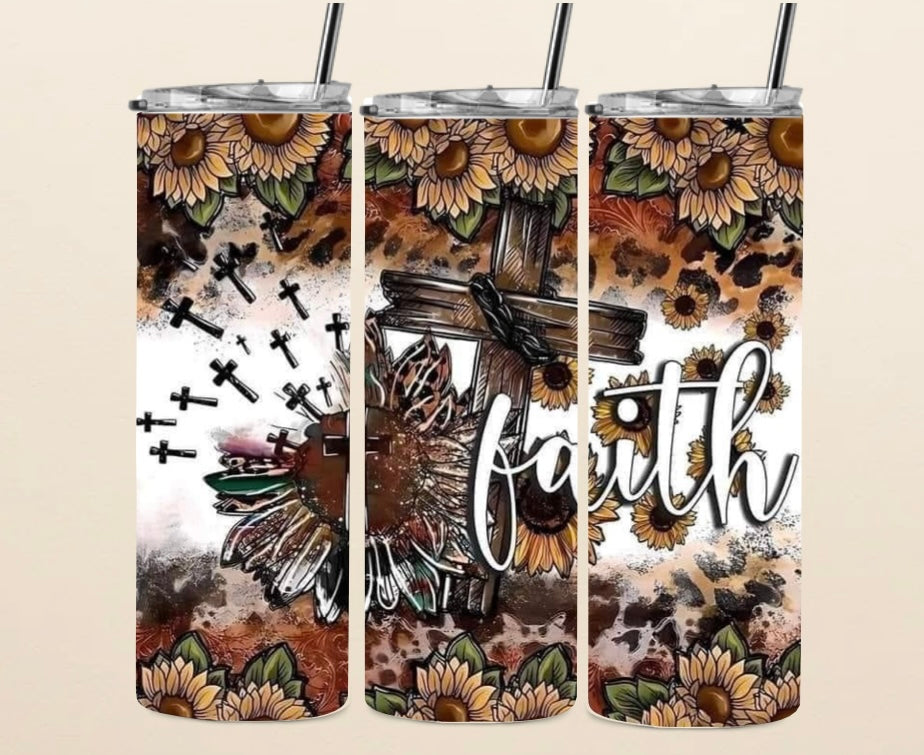 20oz Skinny Tumbler Lid & Straw in box Any Design
