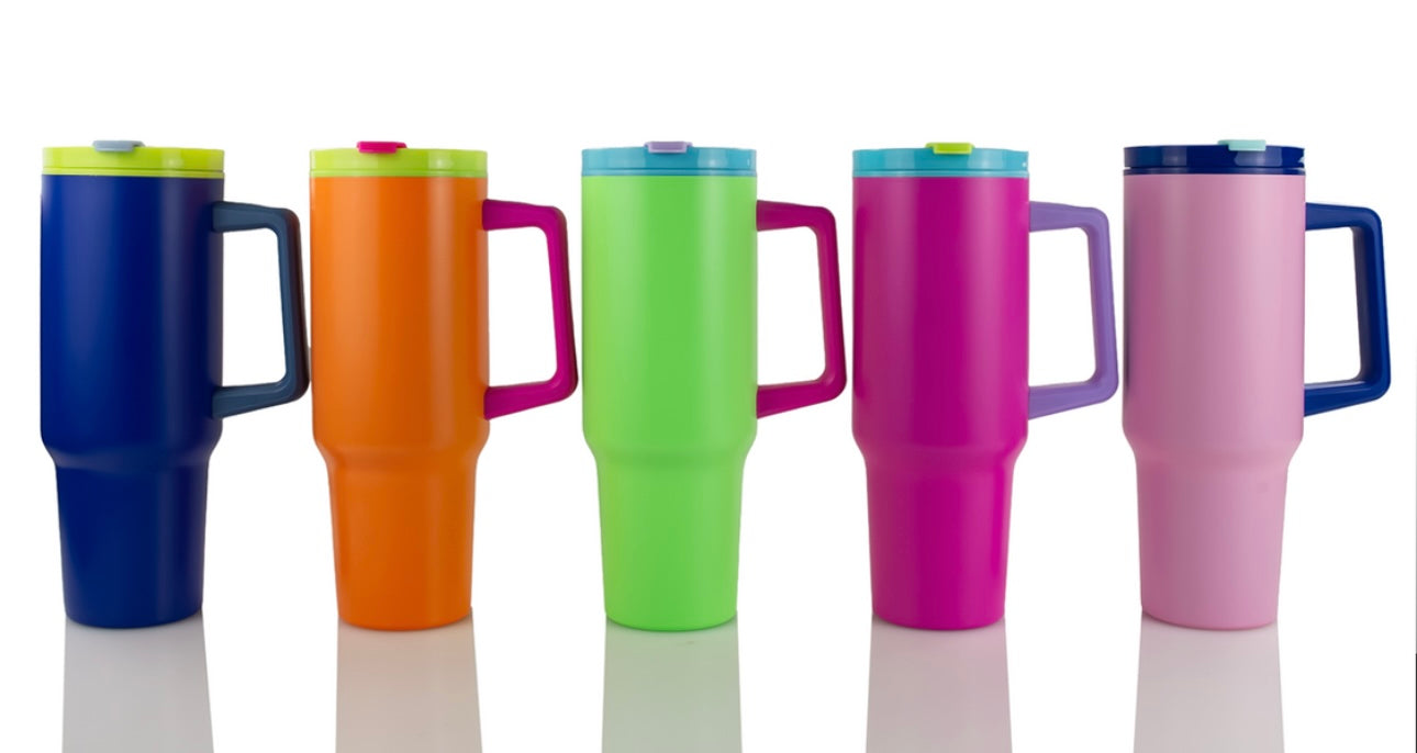 40 oz Stainless Tumbler Bright color