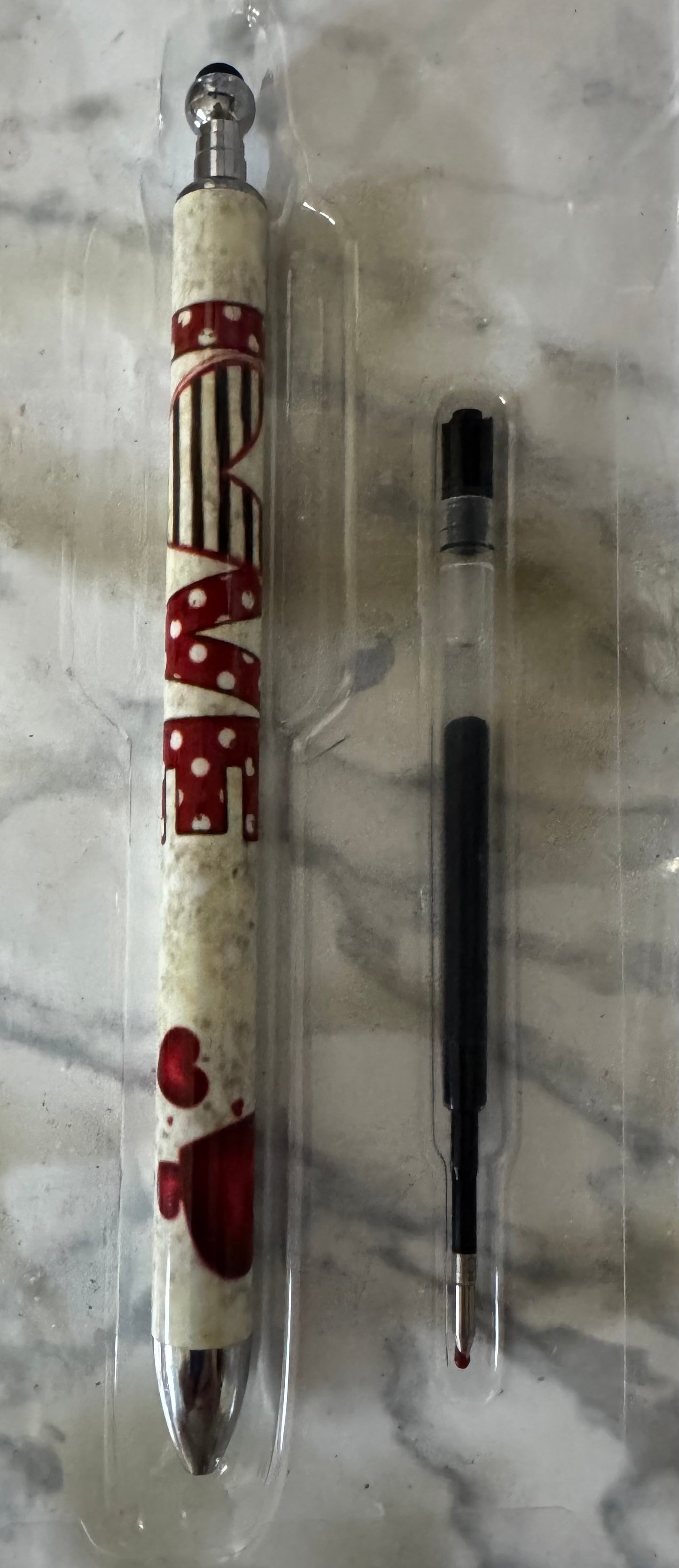 Metal Personalized Pen W/extra ink
