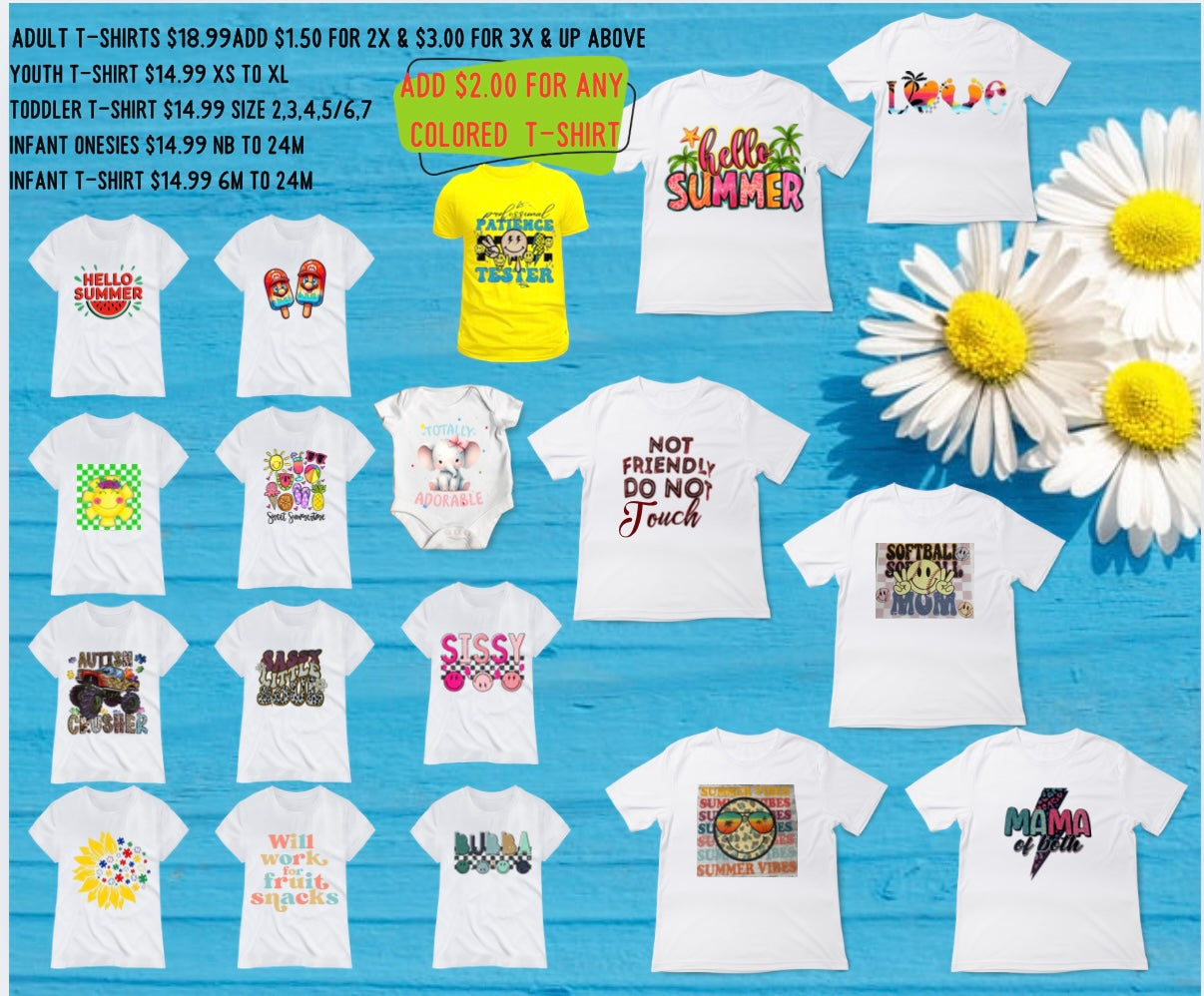 Short Sleeve T-SHirt Unisex Adult